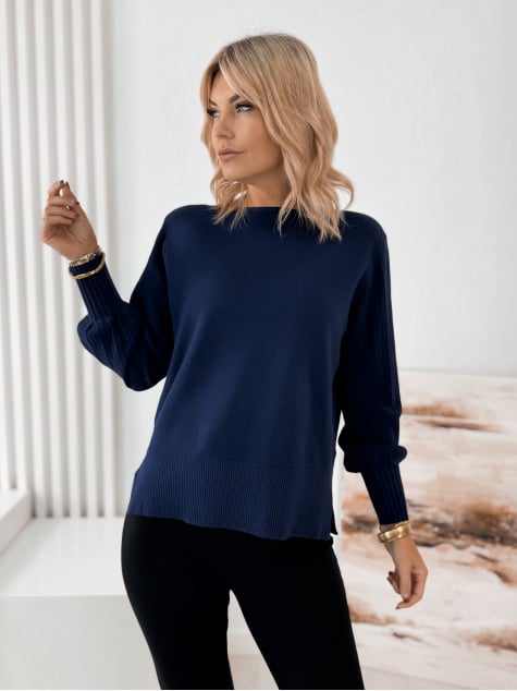 SWETER FEYRE GRANATOWY