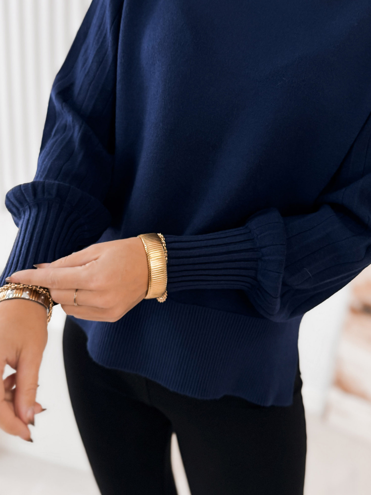 SWETER FEYRE GRANATOWY