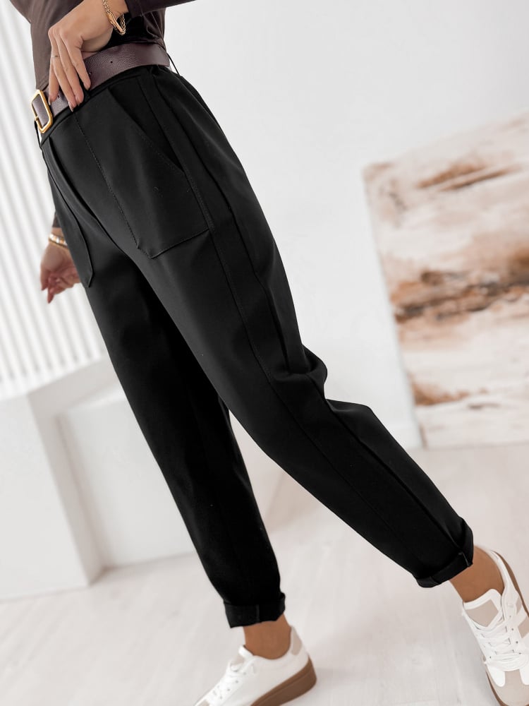 SPODNIE SERAFINE CZARNE