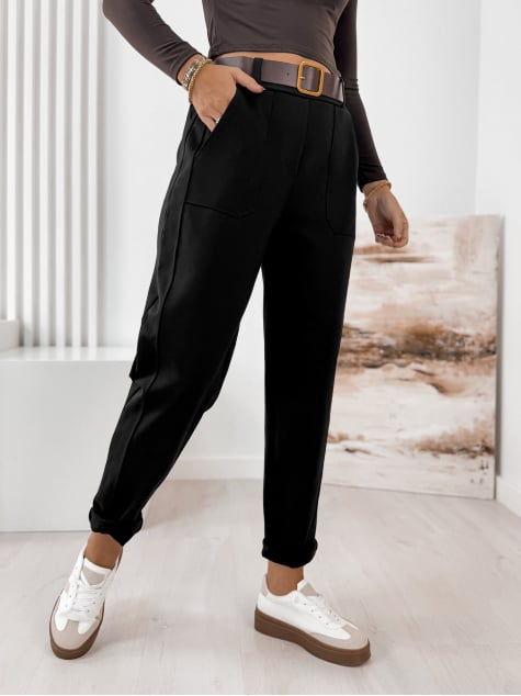 SPODNIE SERAFINE CZARNE