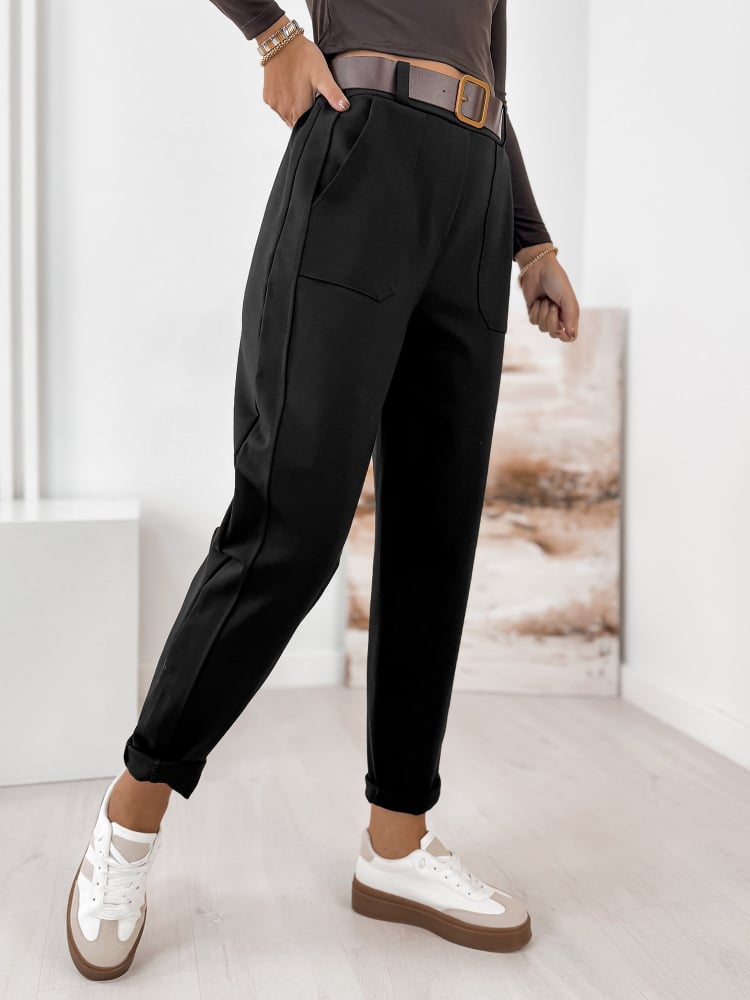 SPODNIE SERAFINE CZARNE