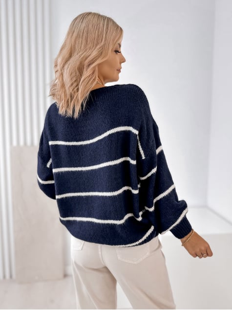 SWETER ASHBURY GRANATOWY