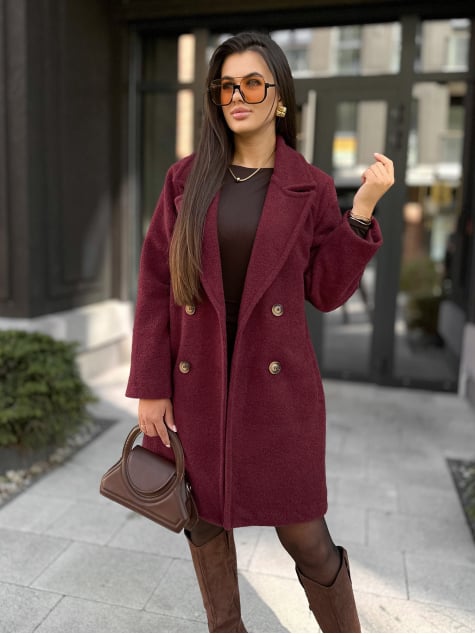 PŁASZCZ DECKARD BORDOWY