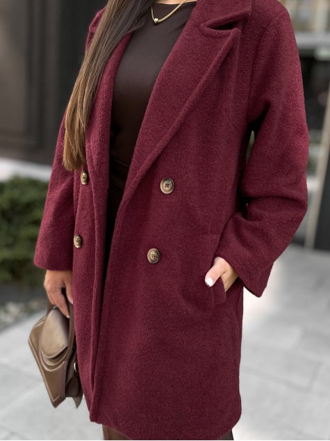 PŁASZCZ DECKARD BORDOWY