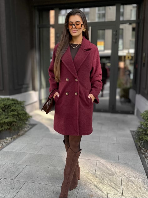 PŁASZCZ DECKARD BORDOWY