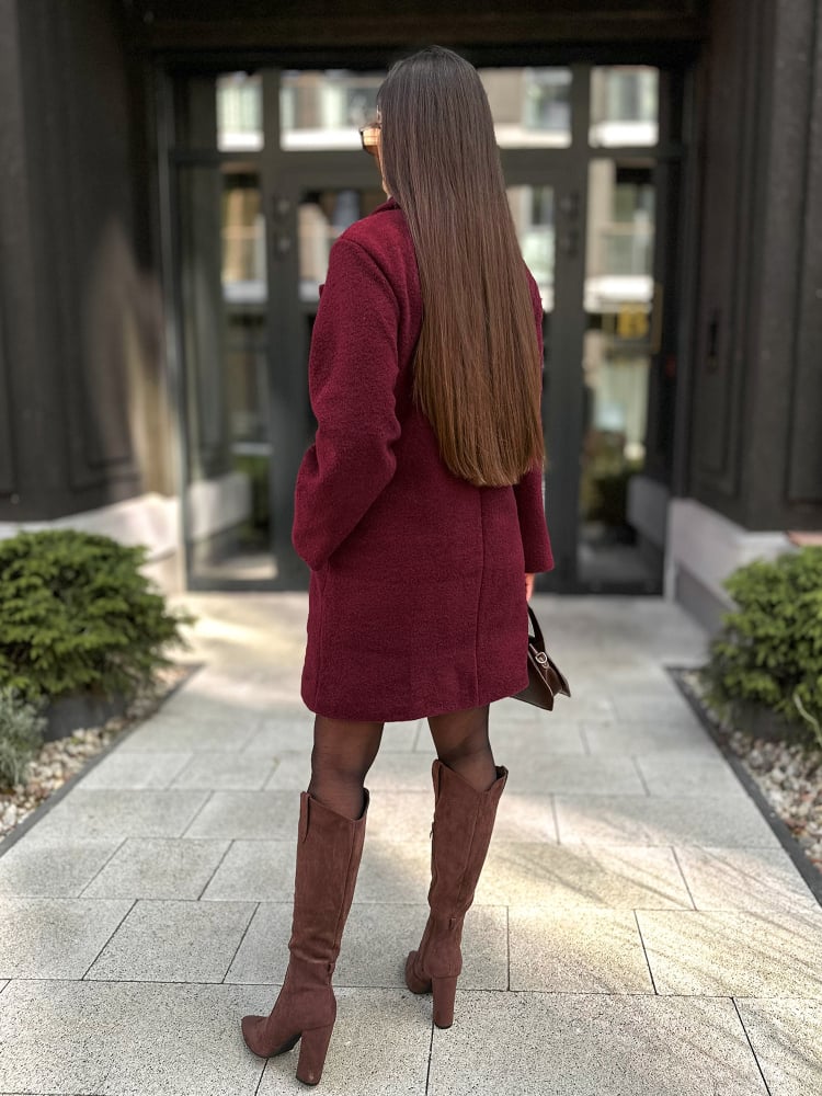 PŁASZCZ DECKARD BORDOWY