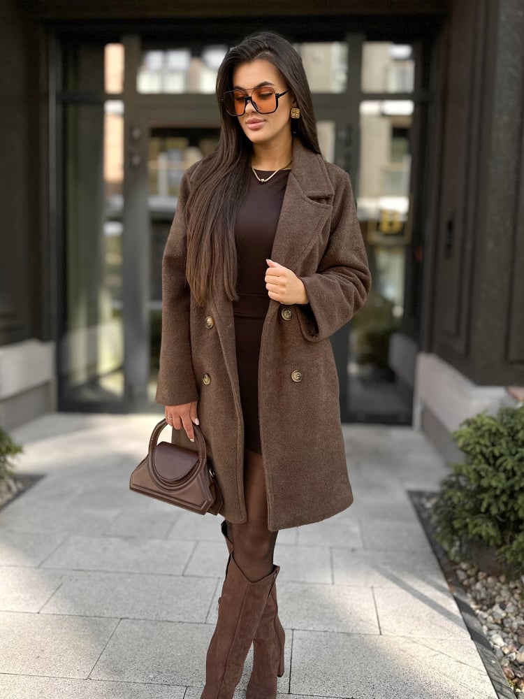 PŁASZCZ DECKARD BRĄZOWY