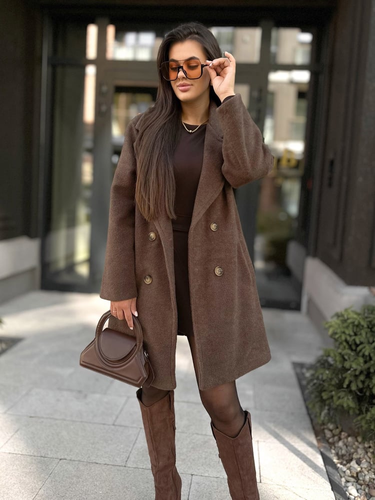 PŁASZCZ DECKARD BRĄZOWY