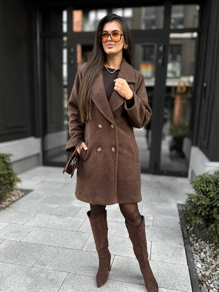 PŁASZCZ DECKARD BRĄZOWY