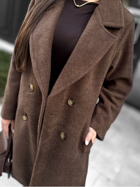 PŁASZCZ DECKARD BRĄZOWY