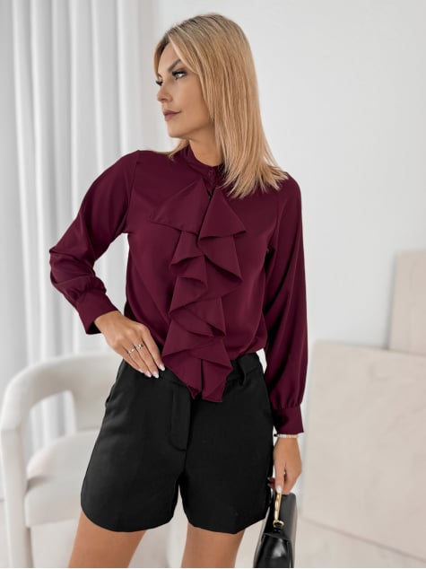 KOSZULA ROSEMERE BORDOWA