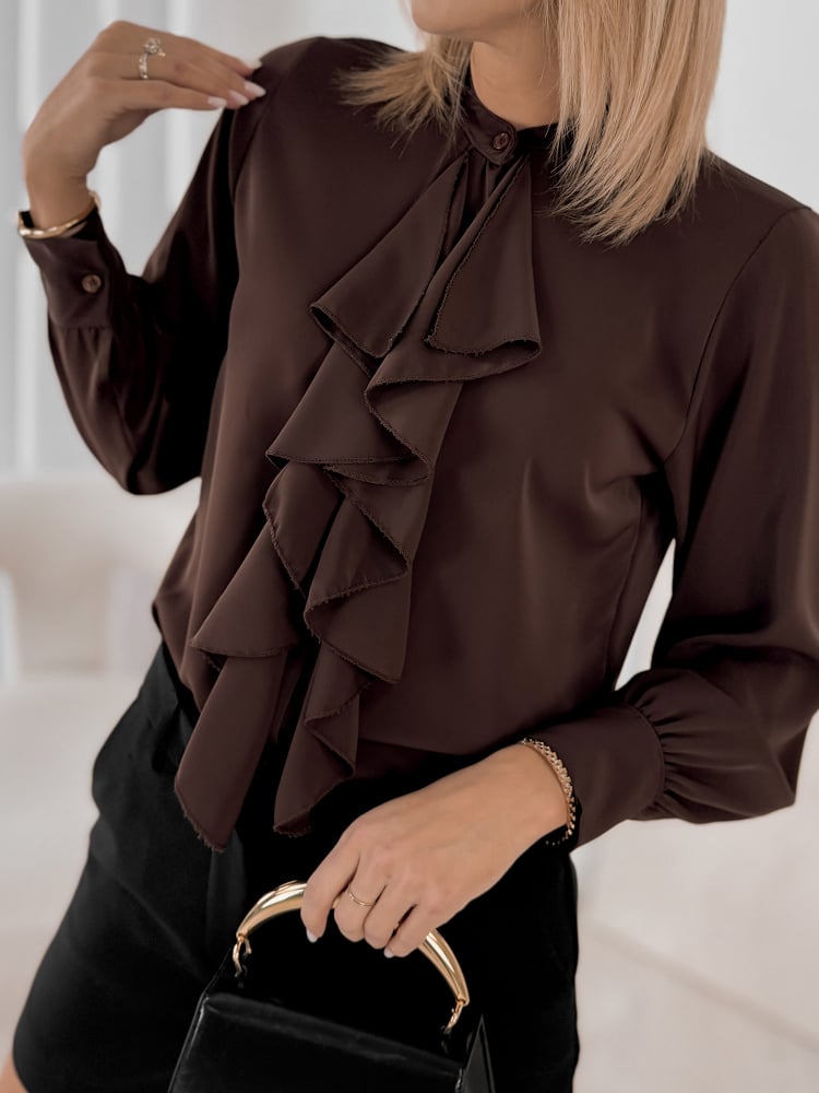 KOSZULA ROSEMERE BRĄZOWA