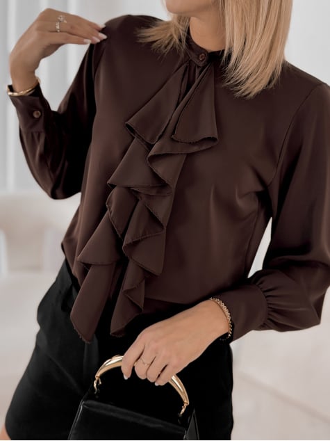 KOSZULA ROSEMERE BRĄZOWA