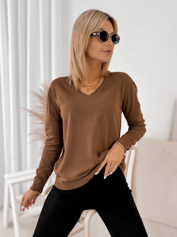 SWETER ARTEMIS BRĄZOWY