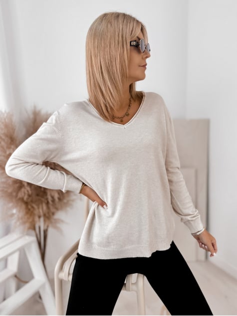SWETER ARTEMIS BEŻOWY