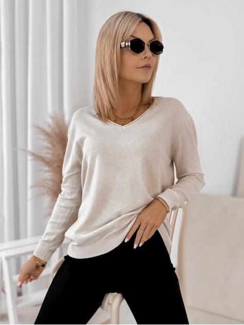 SWETER ARTEMIS BEŻOWY