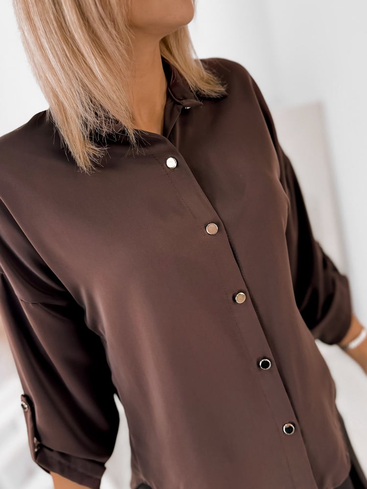 KOSZULA WILKINS BRĄZOWA