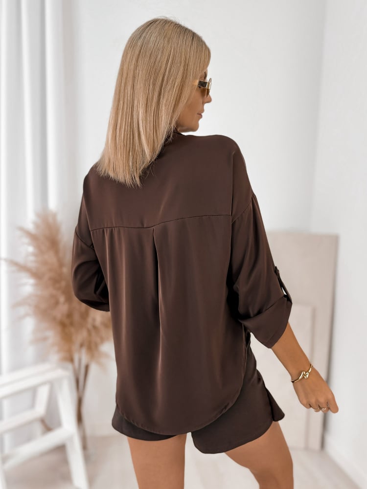 KOSZULA WILKINS BRĄZOWA