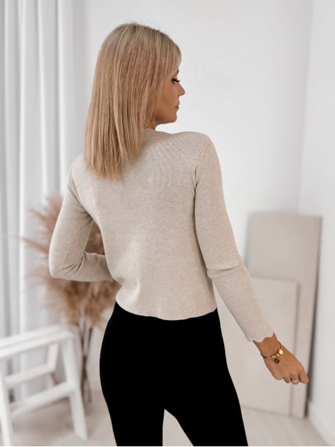 SWETER LOXLEY BEŻOWY