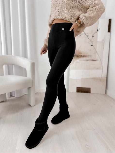 LEGGINSY ANSELMO CZARNE