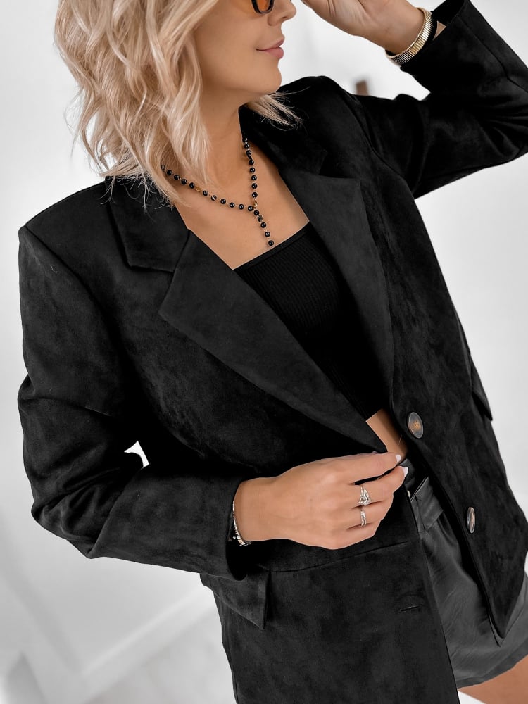 ŻAKIET REMEDIOS CZARNY