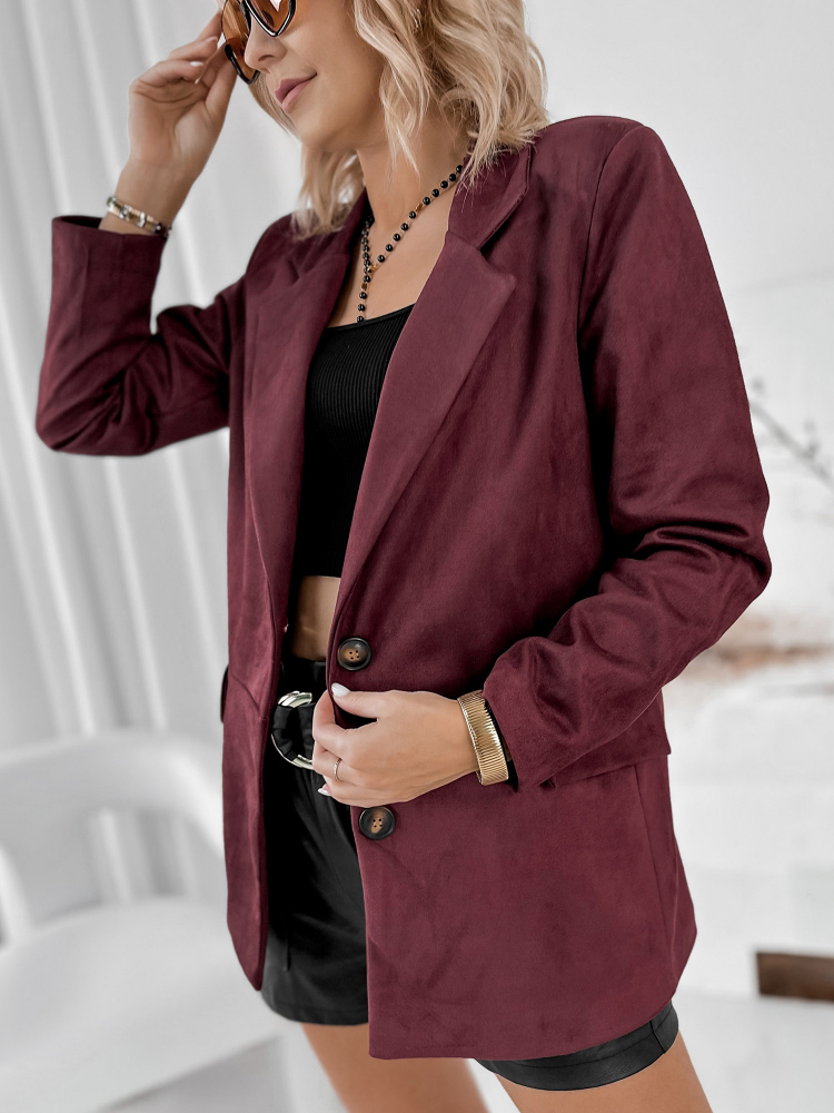 ŻAKIET REMEDIOS BORDOWY