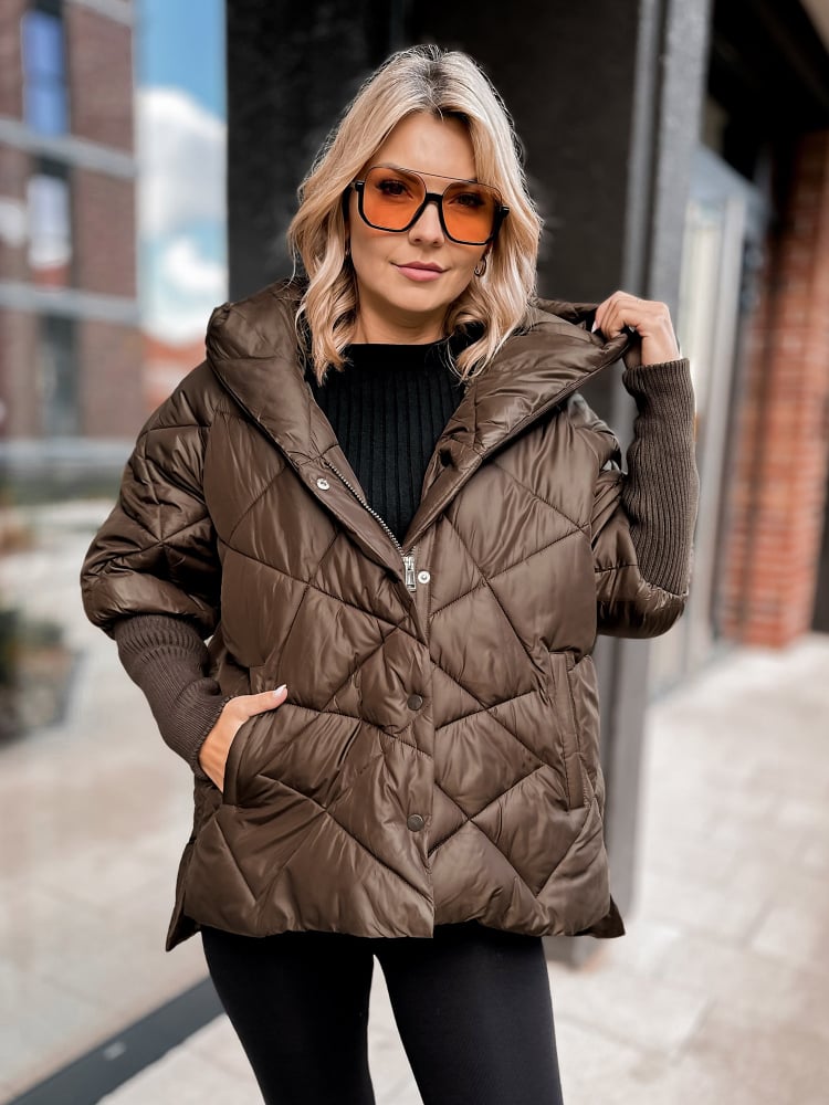 KURTKA LISBETH BRĄZOWA