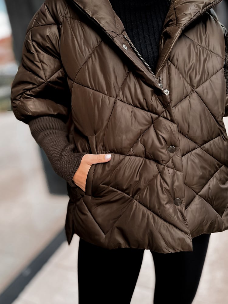 KURTKA LISBETH BRĄZOWA