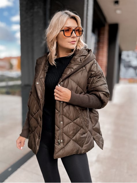 KURTKA LISBETH BRĄZOWA