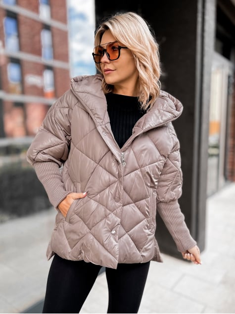 KURTKA LISBETH CIEMNOBEŻOWA