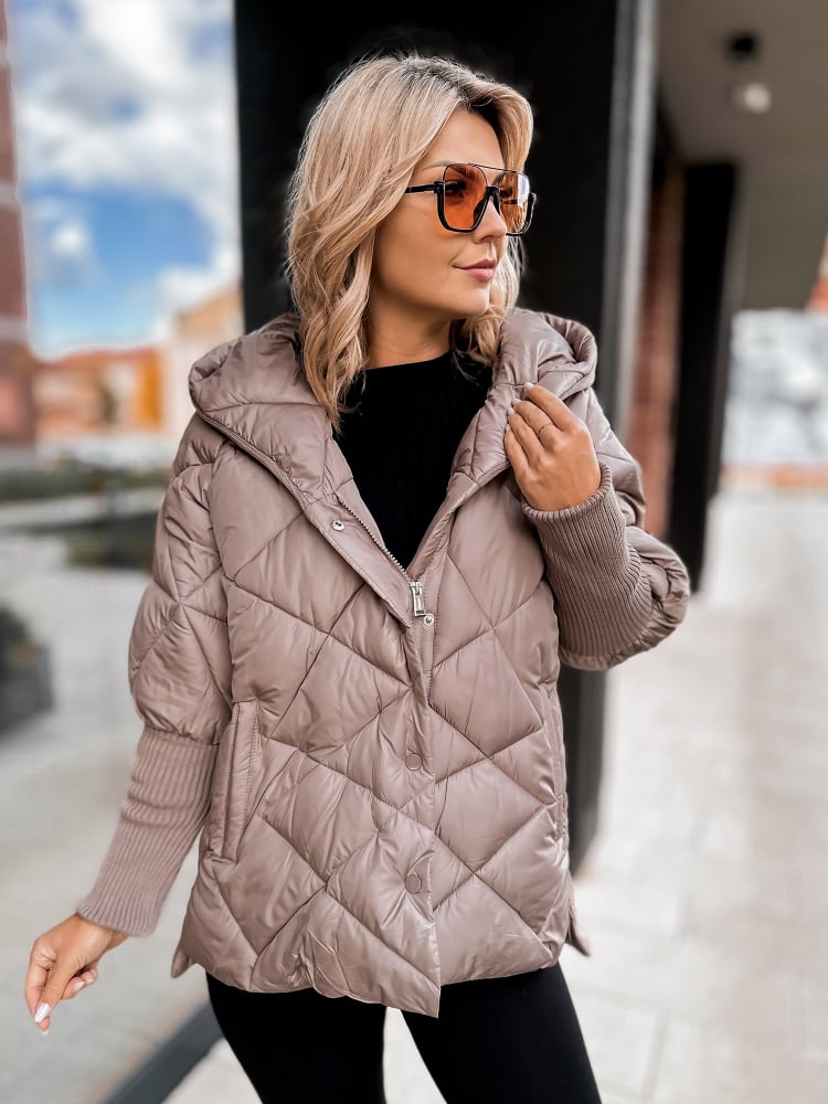 KURTKA LISBETH CIEMNOBEŻOWA