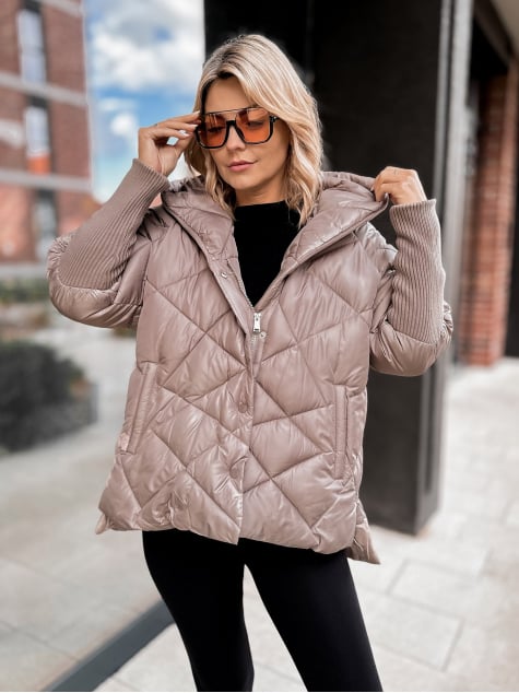 KURTKA LISBETH CIEMNOBEŻOWA