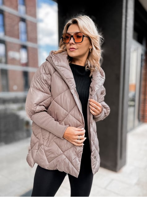 KURTKA LISBETH CIEMNOBEŻOWA