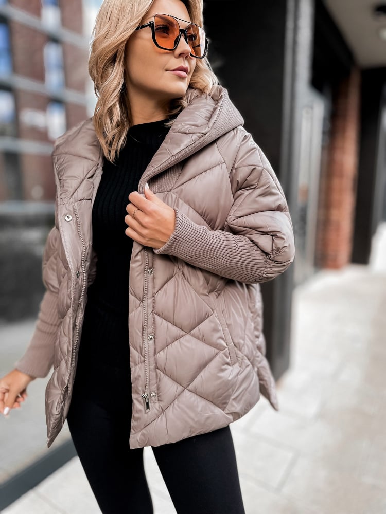 KURTKA LISBETH CIEMNOBEŻOWA