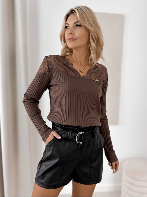 BLUZKA TENORIO BRĄZOWA