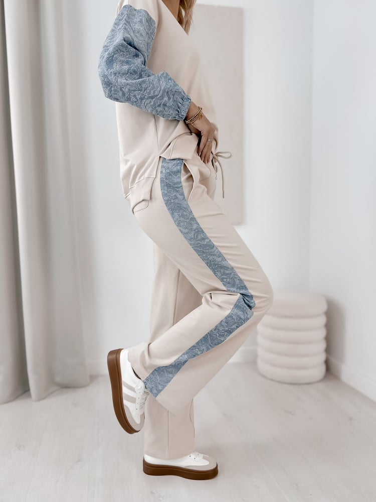 KOMPLET DRESOWY DONA BEŻOWY