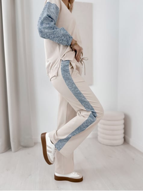 KOMPLET DRESOWY DONA BEŻOWY