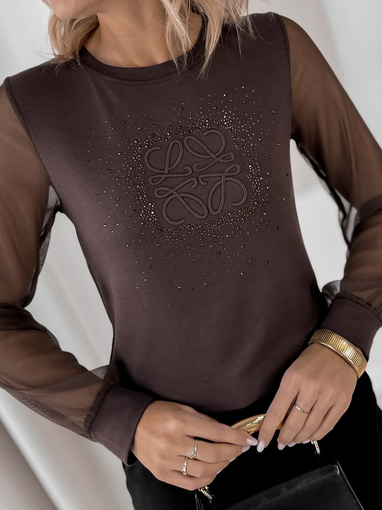 BLUZKA PANZA BRĄZOWA