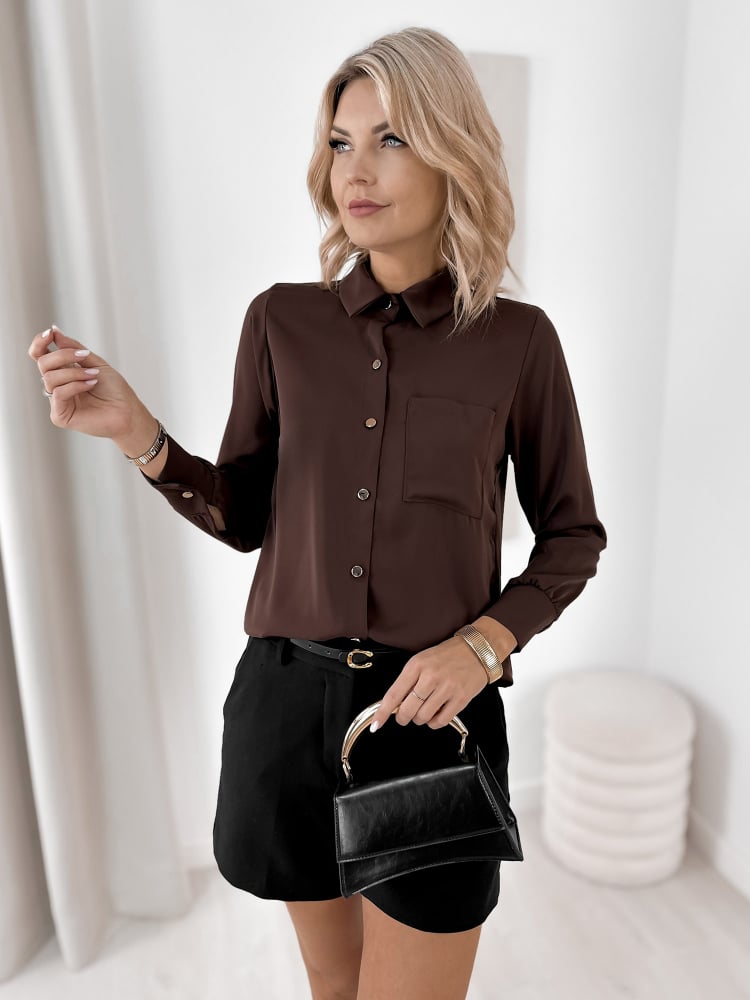 KOSZULA TORNLEA BRĄZOWA