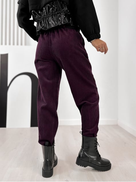 SPODNIE AMADO ŚLIWKOWE