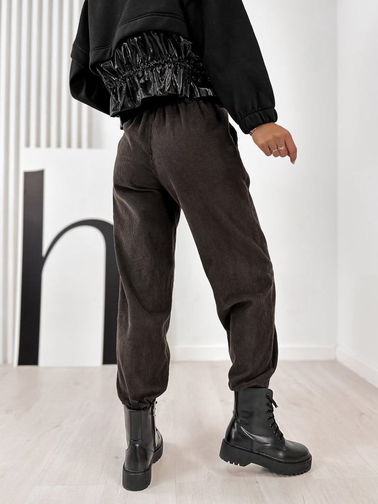 SPODNIE AMADO BRĄZOWE