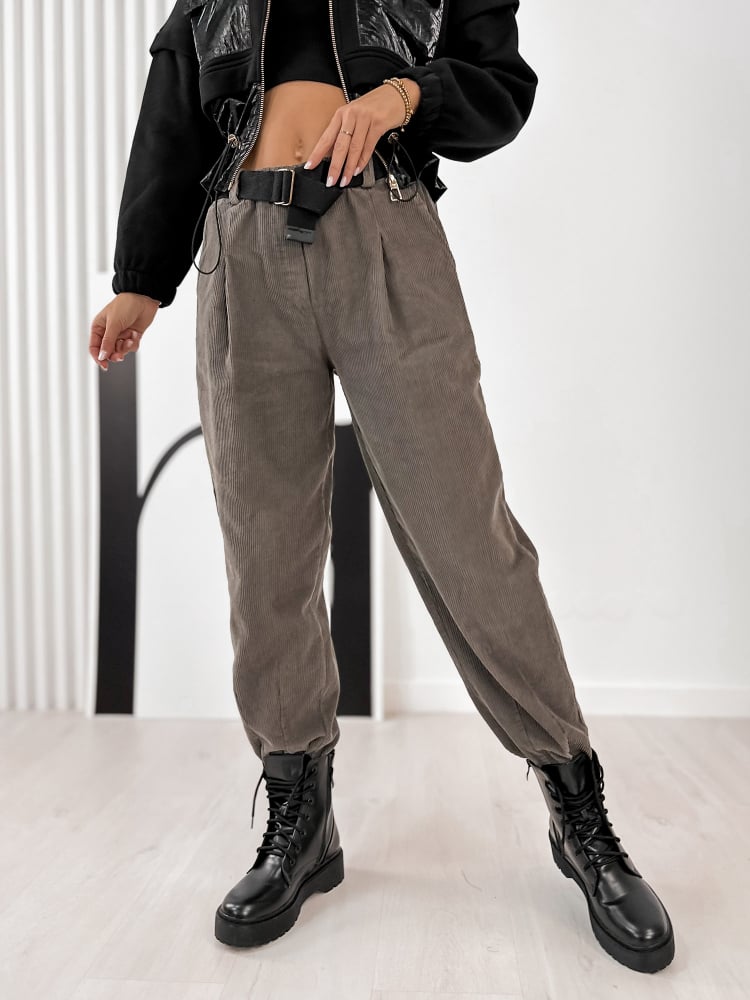 SPODNIE AMADO CIEMNOSZARE