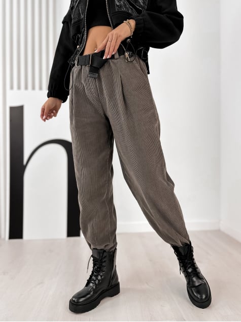 SPODNIE AMADO CIEMNOSZARE