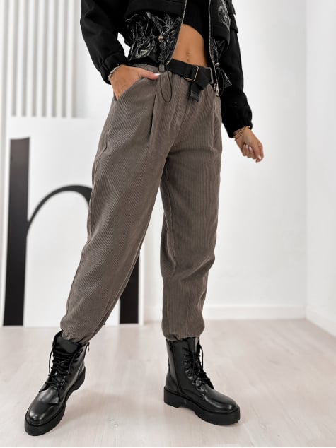 SPODNIE AMADO CIEMNOSZARE