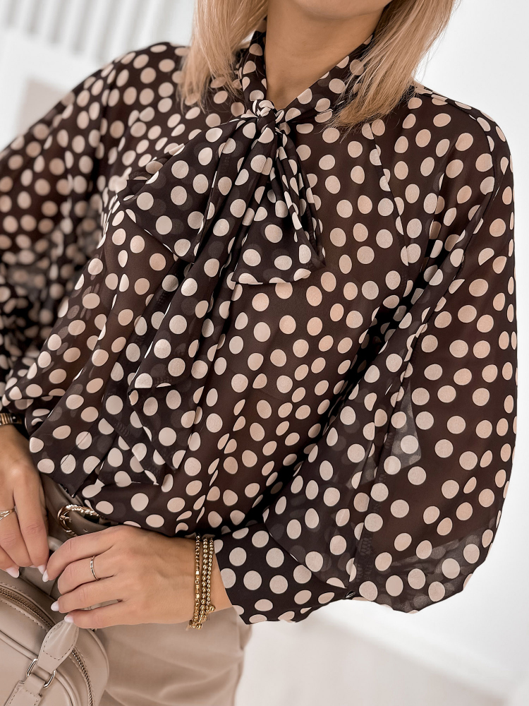 KOSZULA CLARICE BRĄZOWA
