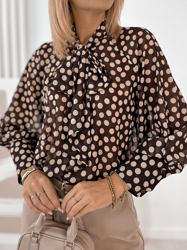 KOSZULA CLARICE BRĄZOWA