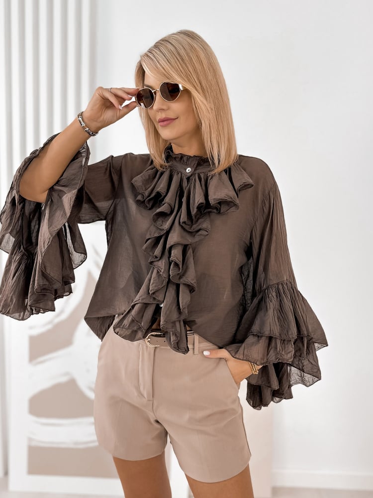 KOSZULA VASCO BRĄZOWA