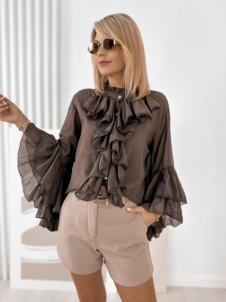 KOSZULA VASCO BRĄZOWA