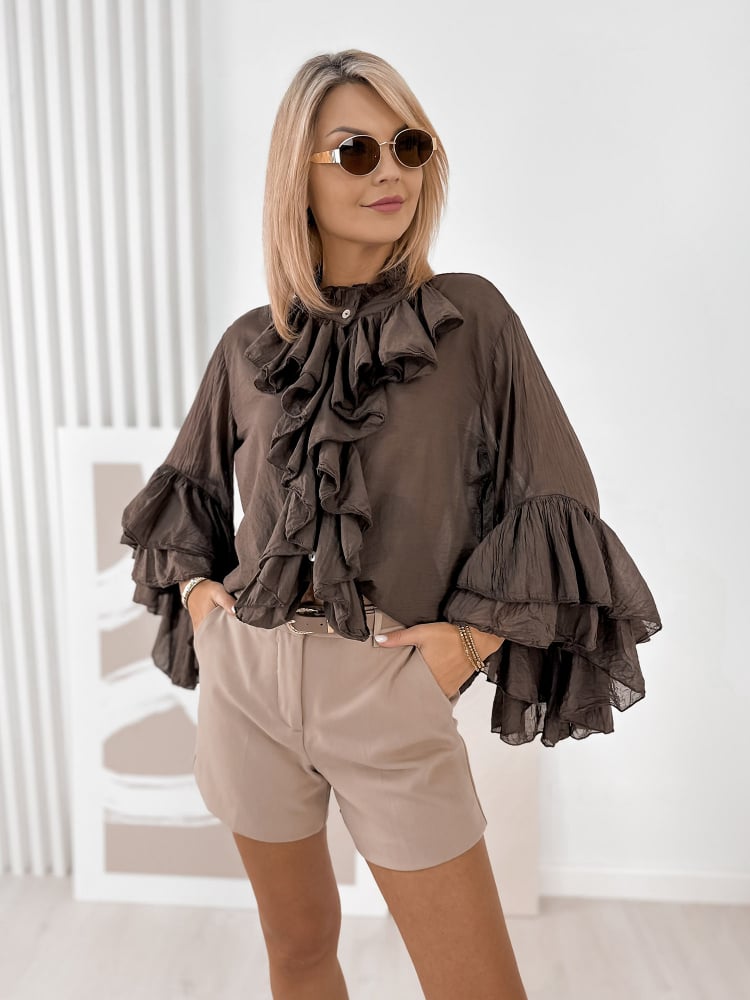 KOSZULA VASCO BRĄZOWA