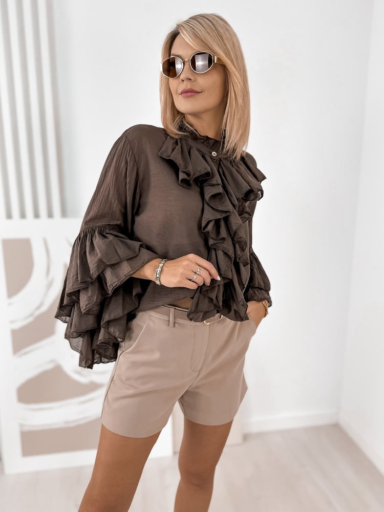 KOSZULA VASCO BRĄZOWA